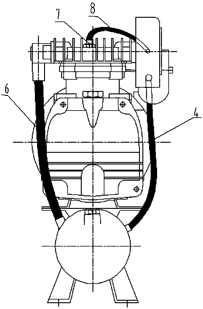 Method and equipment enabling air compressor to achieve constant-pressure air supply
