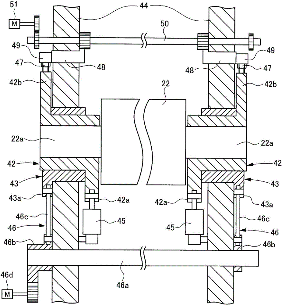 Cylinder device for printing press