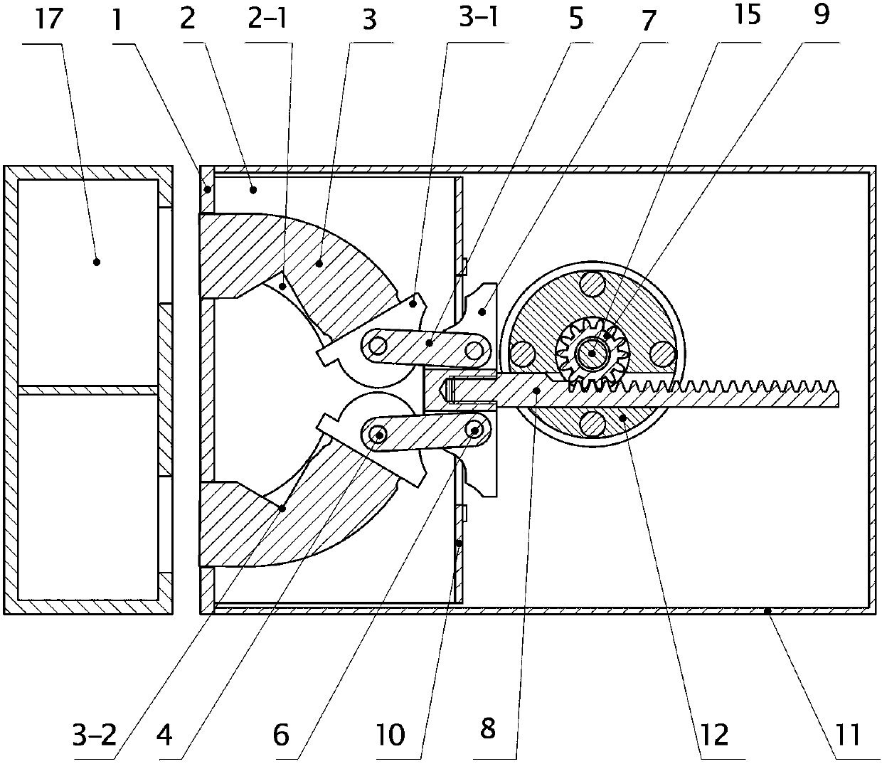Internal clamping type lock