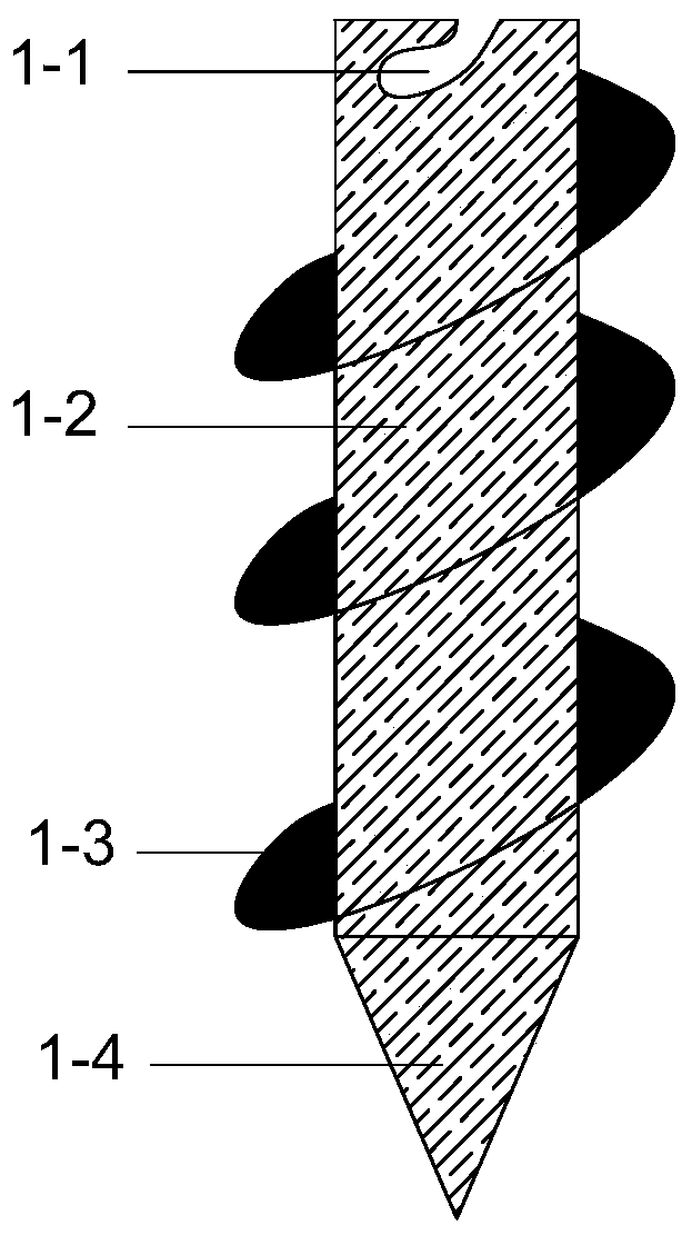 Drilling tool suitable for soft foundation man-hole digging