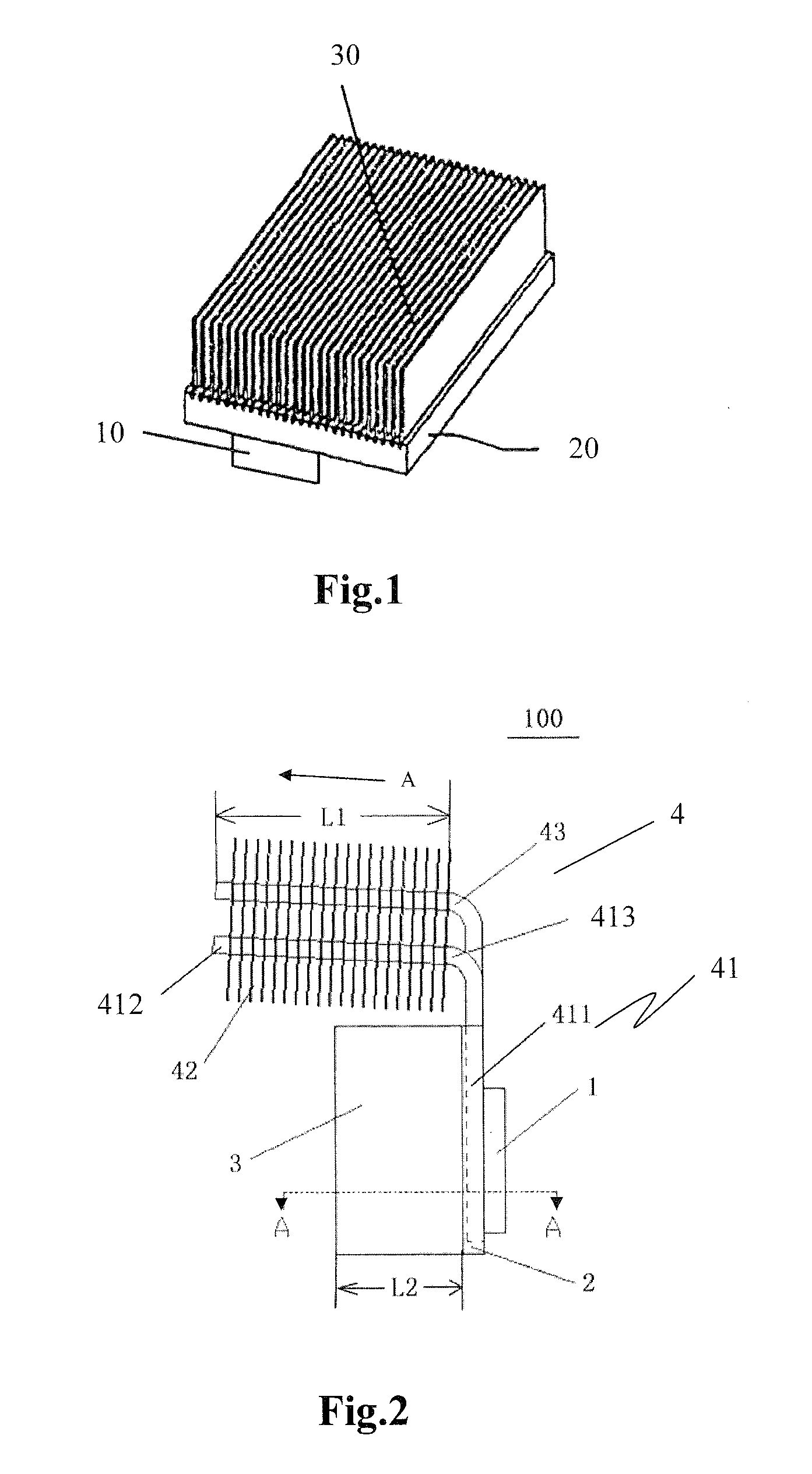 Hybrid heat sink and hybrid heat sink assembly for power module