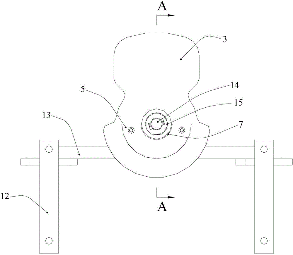 Safe mold picking and placing device