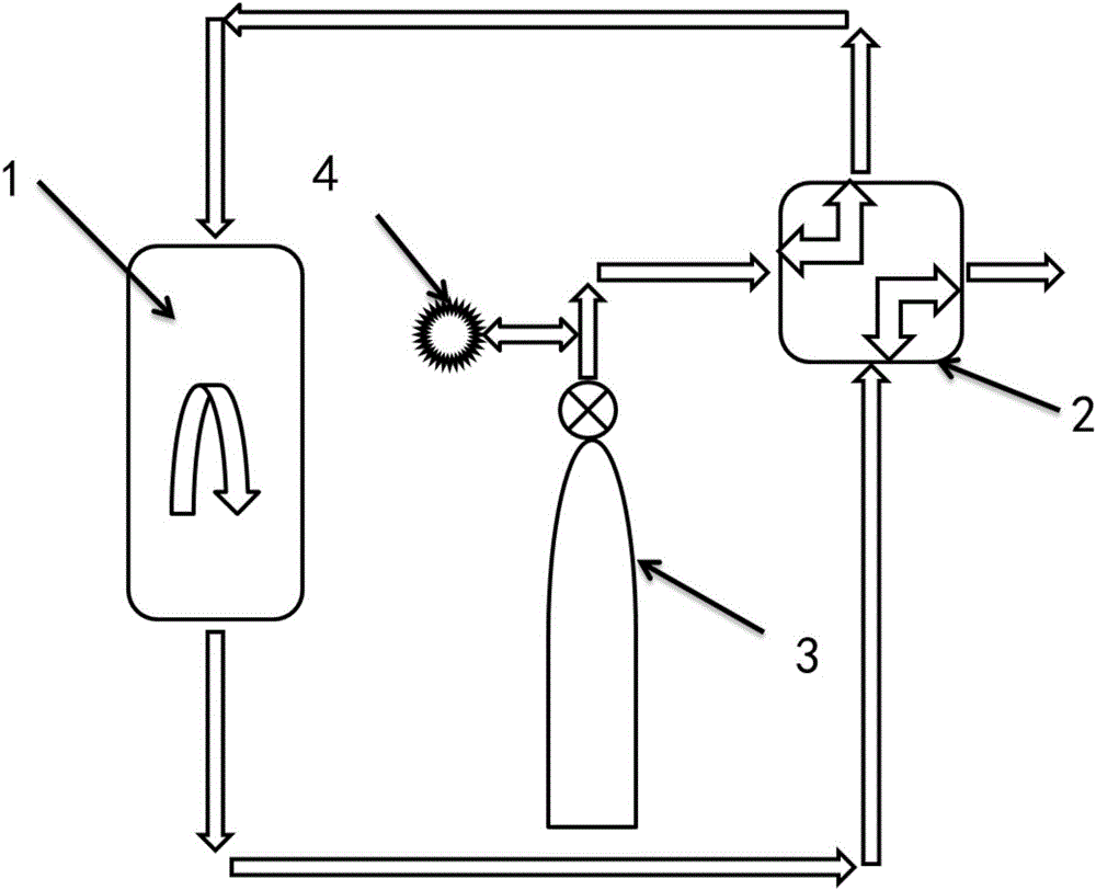 Miniaturized sample collecting device used for gas sampling