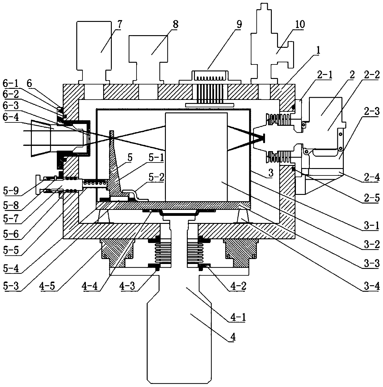 Low-temperature optical mechanical system based on SiC particle reinforced aluminum matrix composite vacuum cooling box