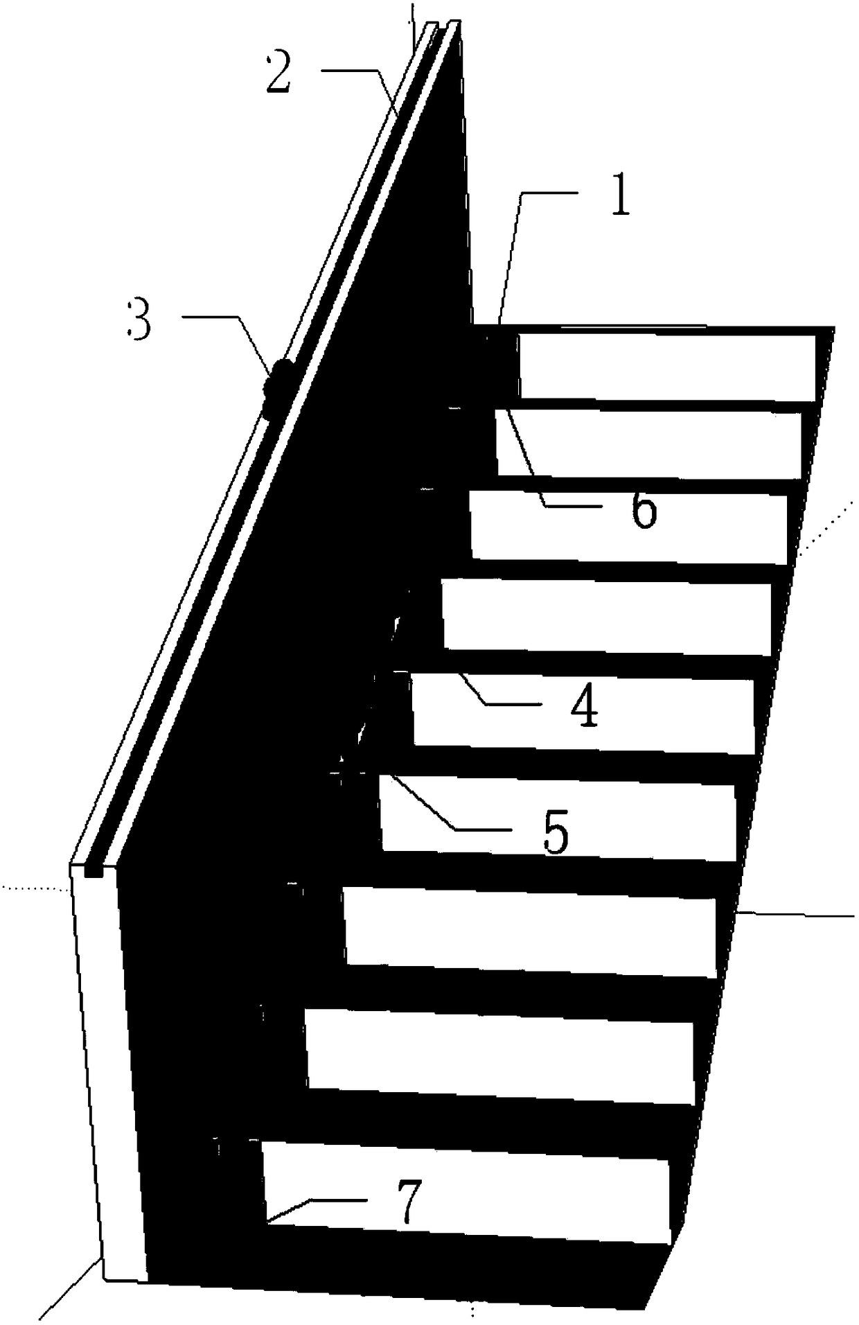 Stair climbing system and running method thereof
