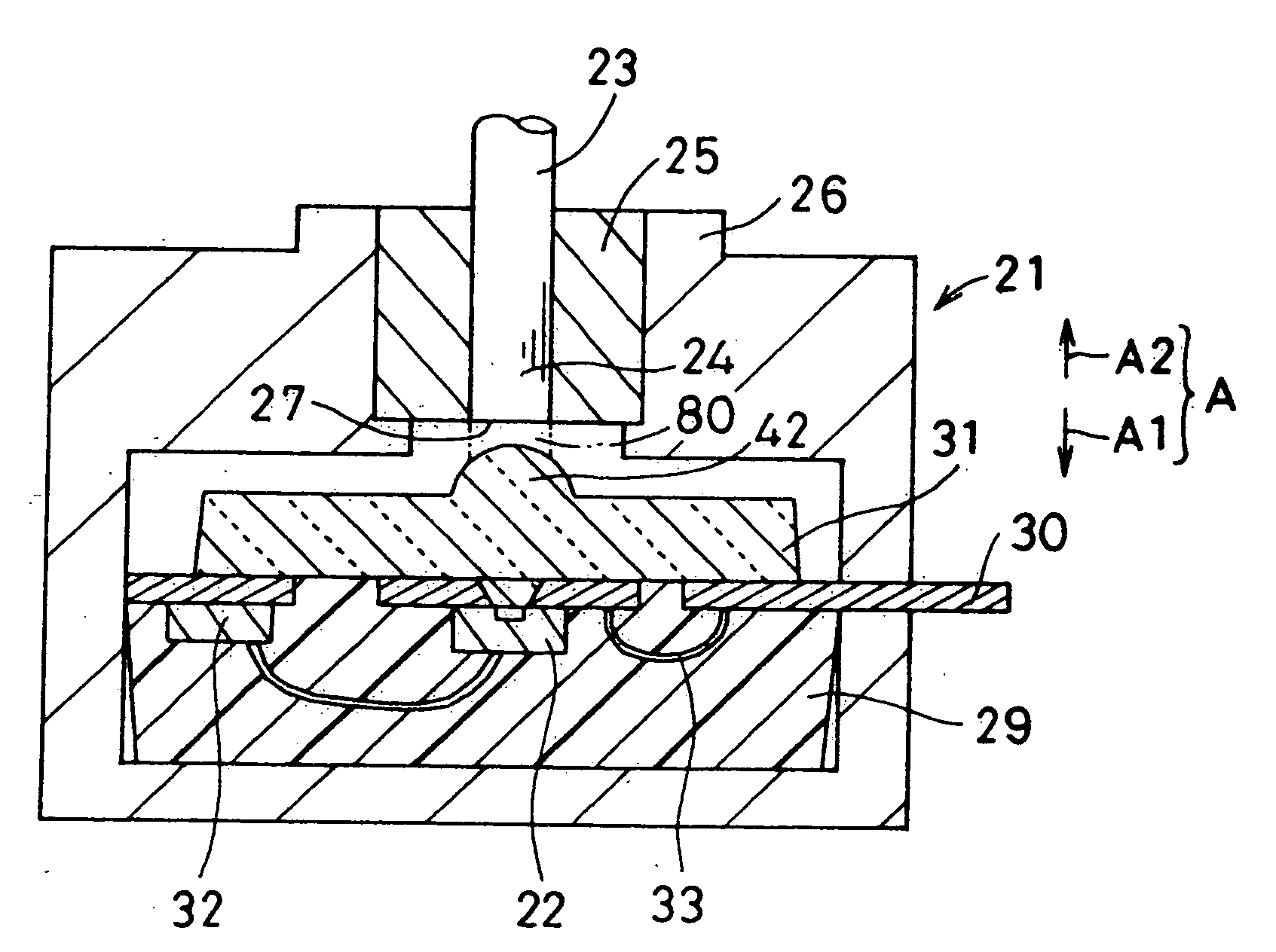 Optical element sealing structure, optical coupler, and optical element sealing method