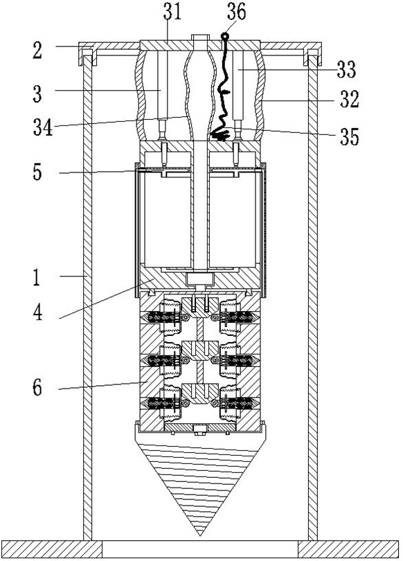 Soil pollution treatment fixed-depth soil turning treatment equipment and treatment method