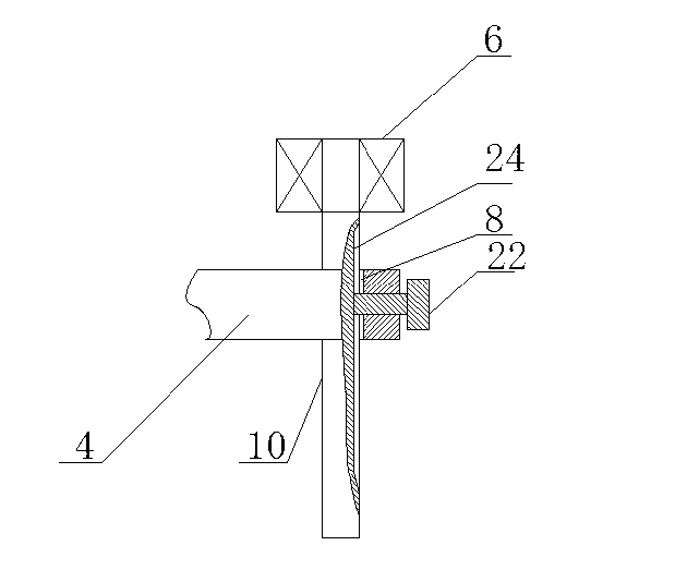Material belt transporting device