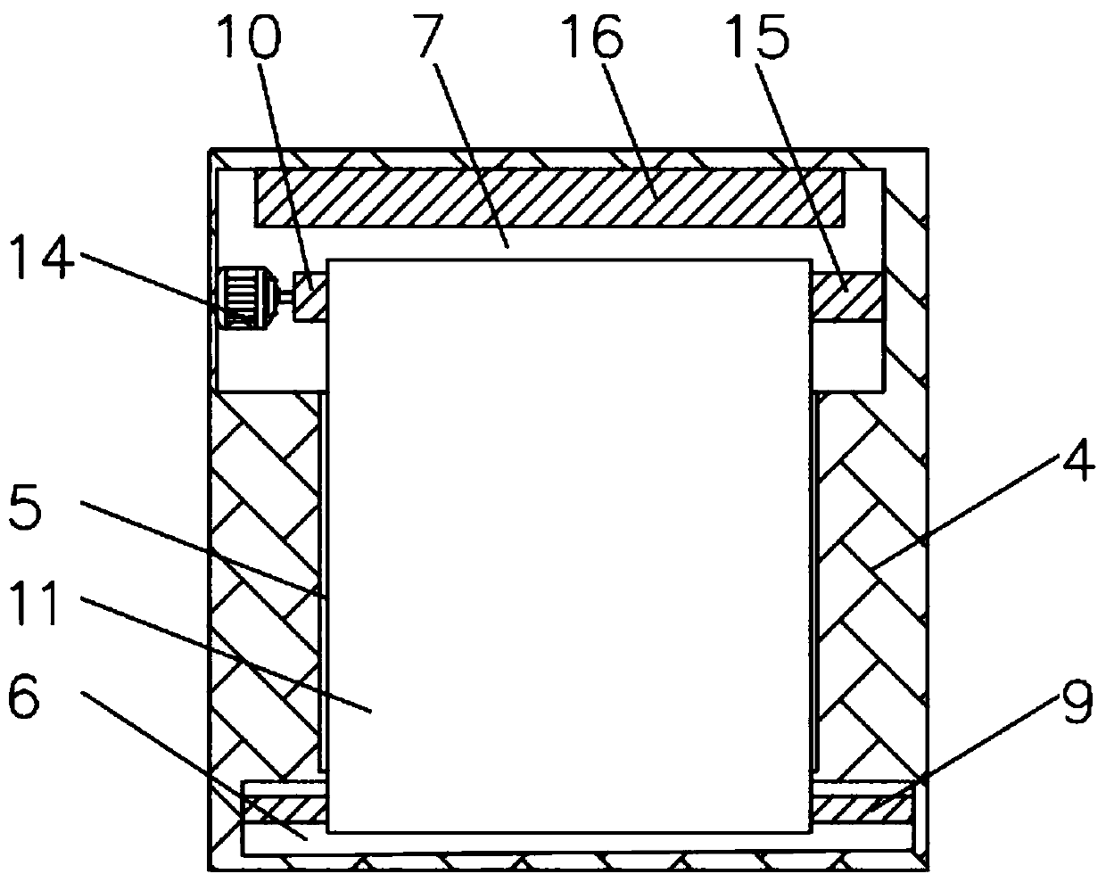 Building fence facilitating calibrating gravity center, preventing deviation and having good advertising effect