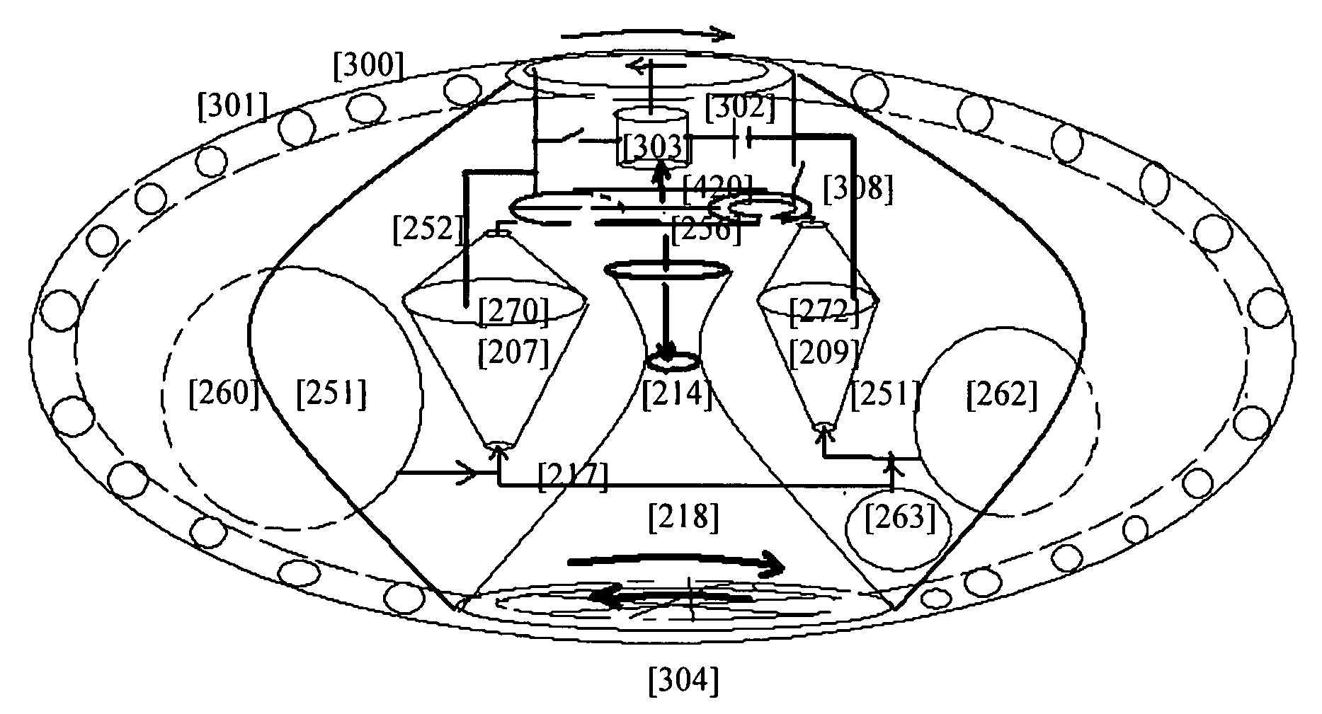 Dual-plasma-fusion jet thrusters using DC turbo-contacting generator as its electrical power source