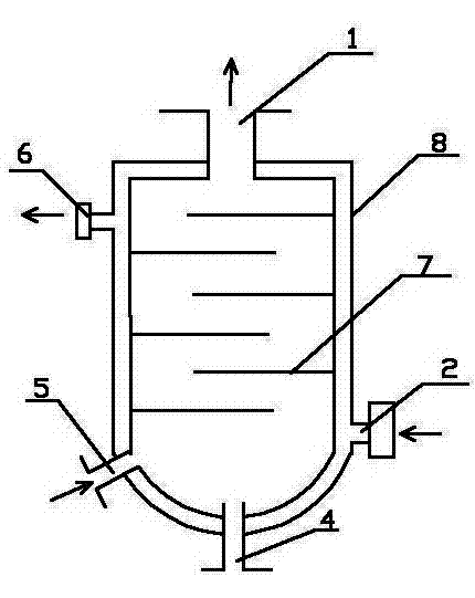 Cooling device in high-vacuum distillation system