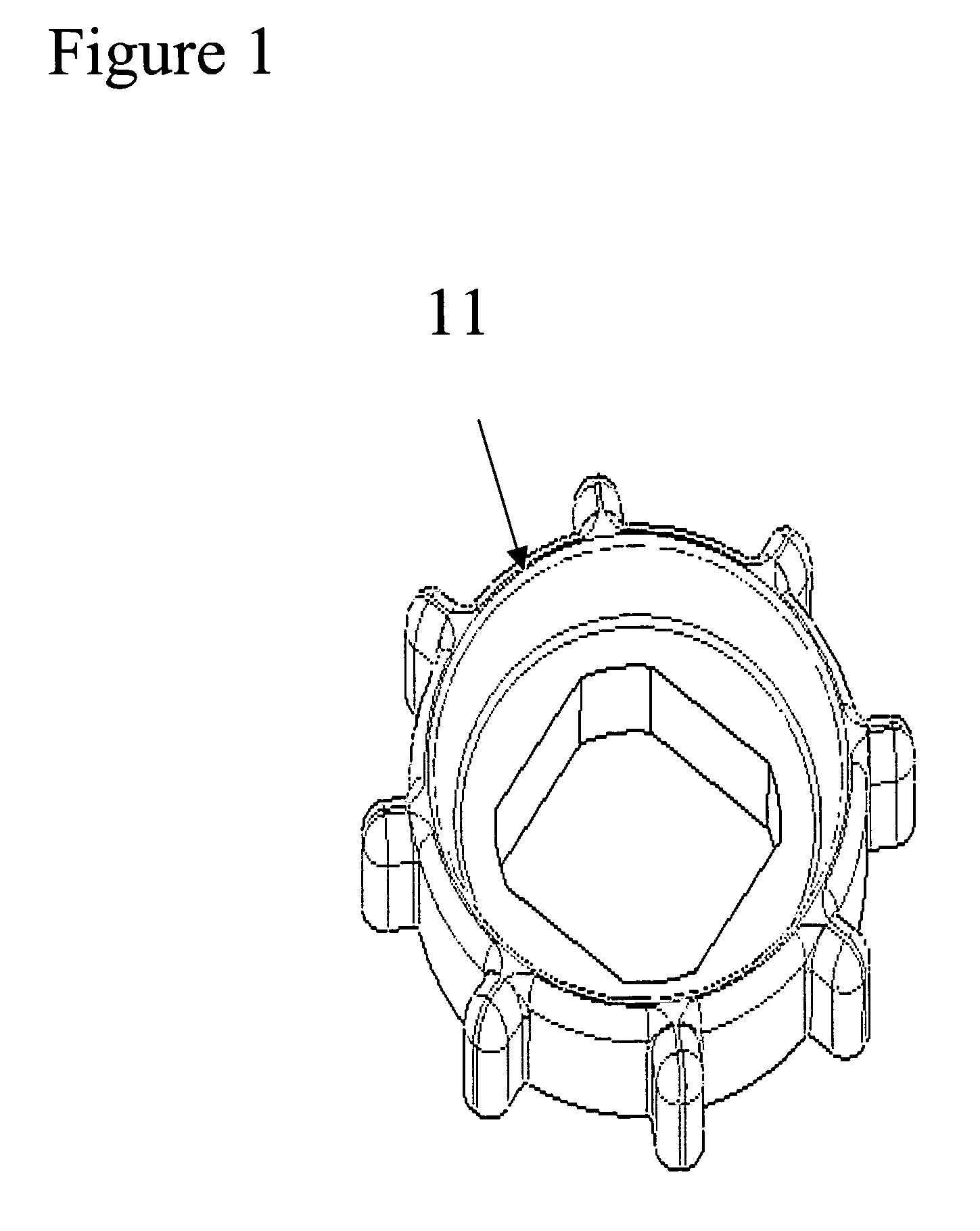 Floating clutch for dual concentric shafts arrangement