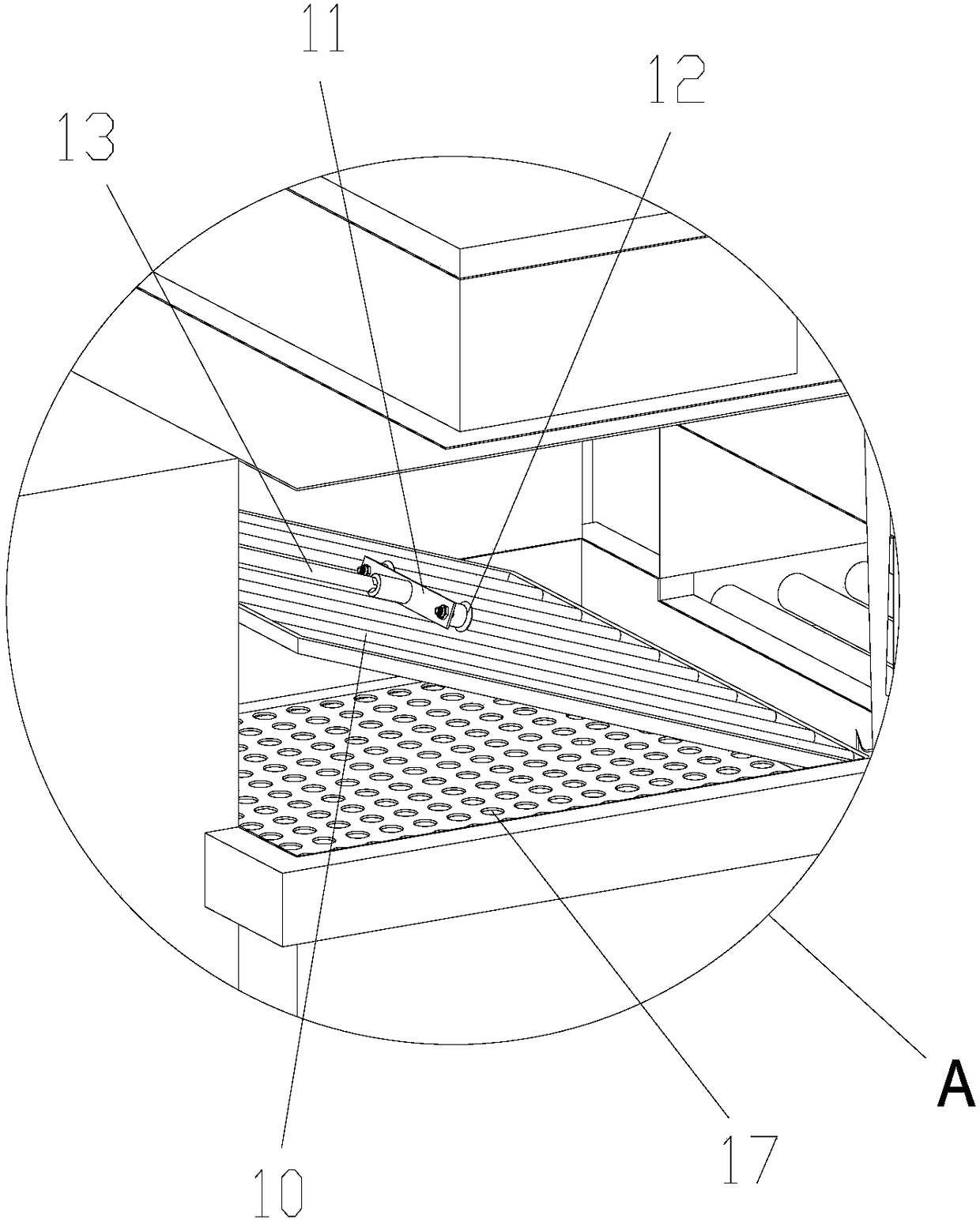 Clean material processing device and its processing technology