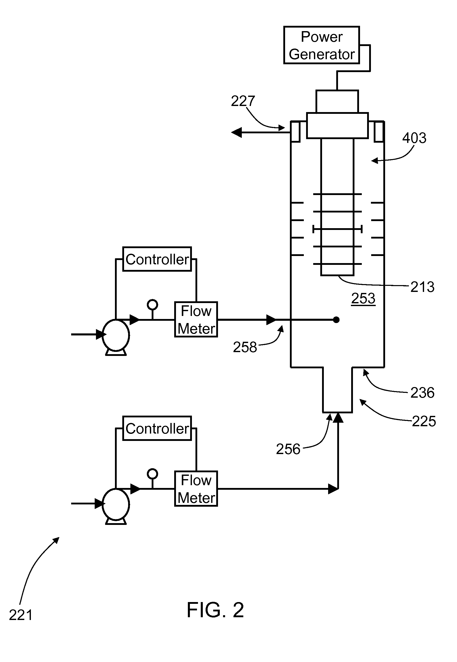 Ultrasonic treatment chamber for preparing antimicrobial formulations