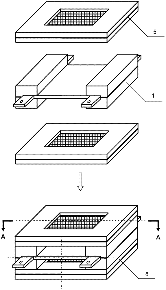 Lithium ion flow battery, reactor and electrode box thereof