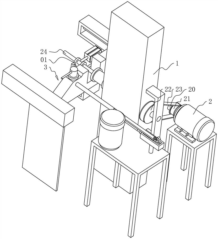 Universal joint fork ear hole grinding device