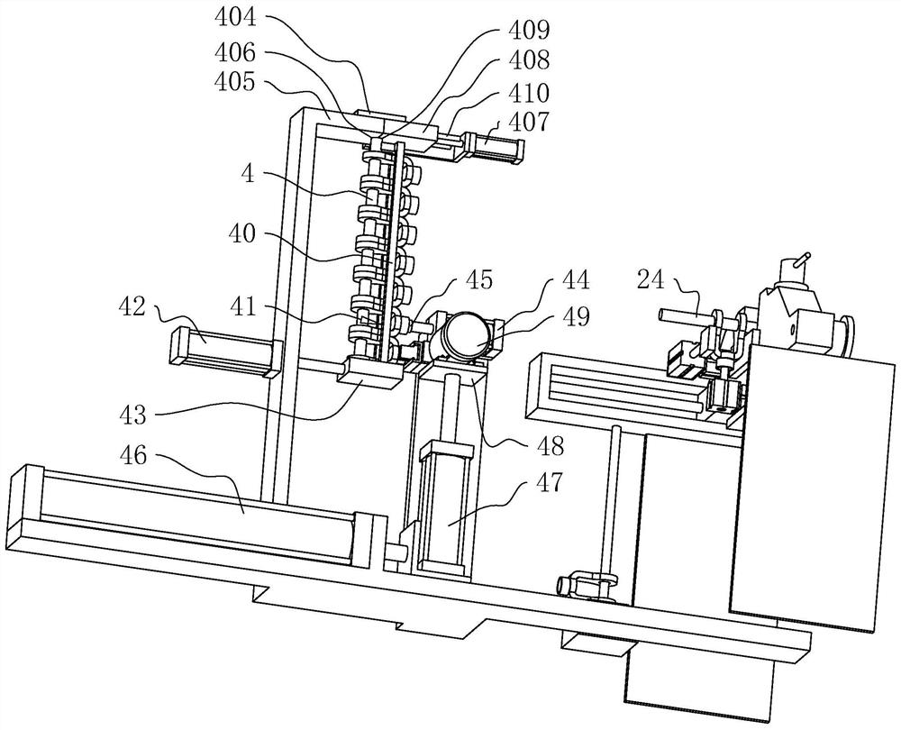 Universal joint fork ear hole grinding device