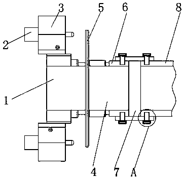 Water belt connecting port automatic dropping device
