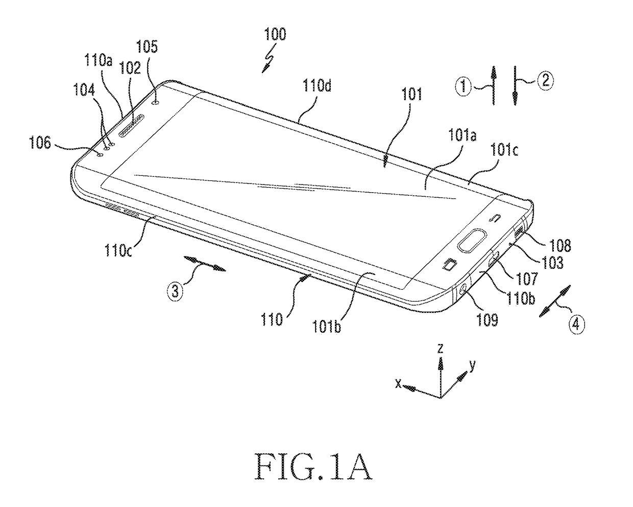 Electronic device with display