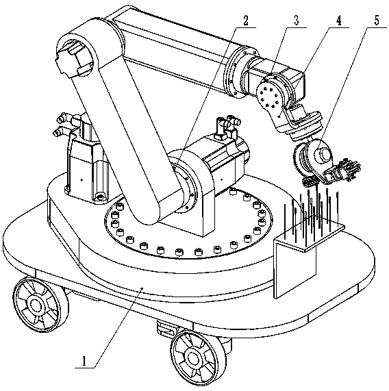 Medical acupuncture and moxibustion robot