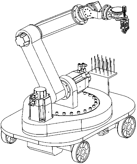 Medical acupuncture and moxibustion robot