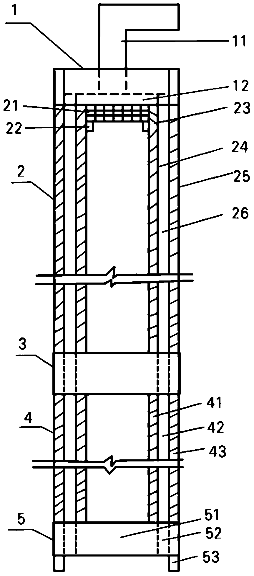 A double-walled drilling tool for drilling and taking soil samples