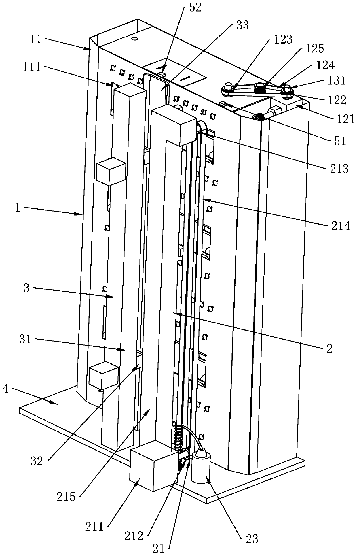 On-line scrubbing system for plate in suspended motion