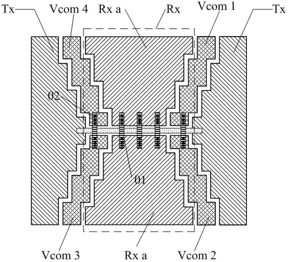 Capacitance type touch module, capacitance type in cell touch panel and display device