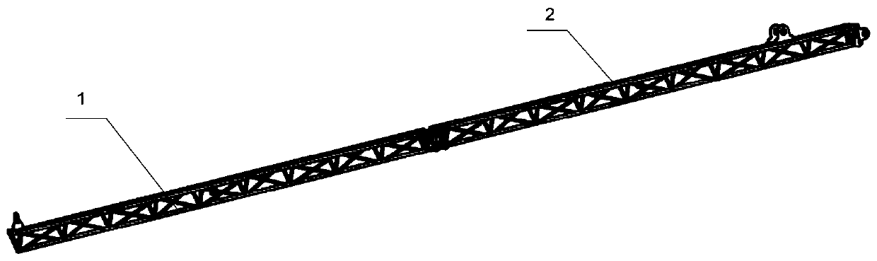 Novel fixed-wing unmanned aerial vehicle skyhook recovery mechanism and recovery method