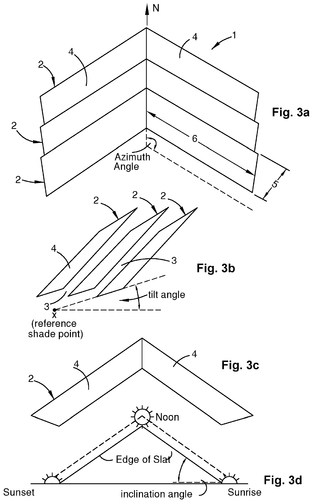 A sunshade and a method of constructing a sunshade
