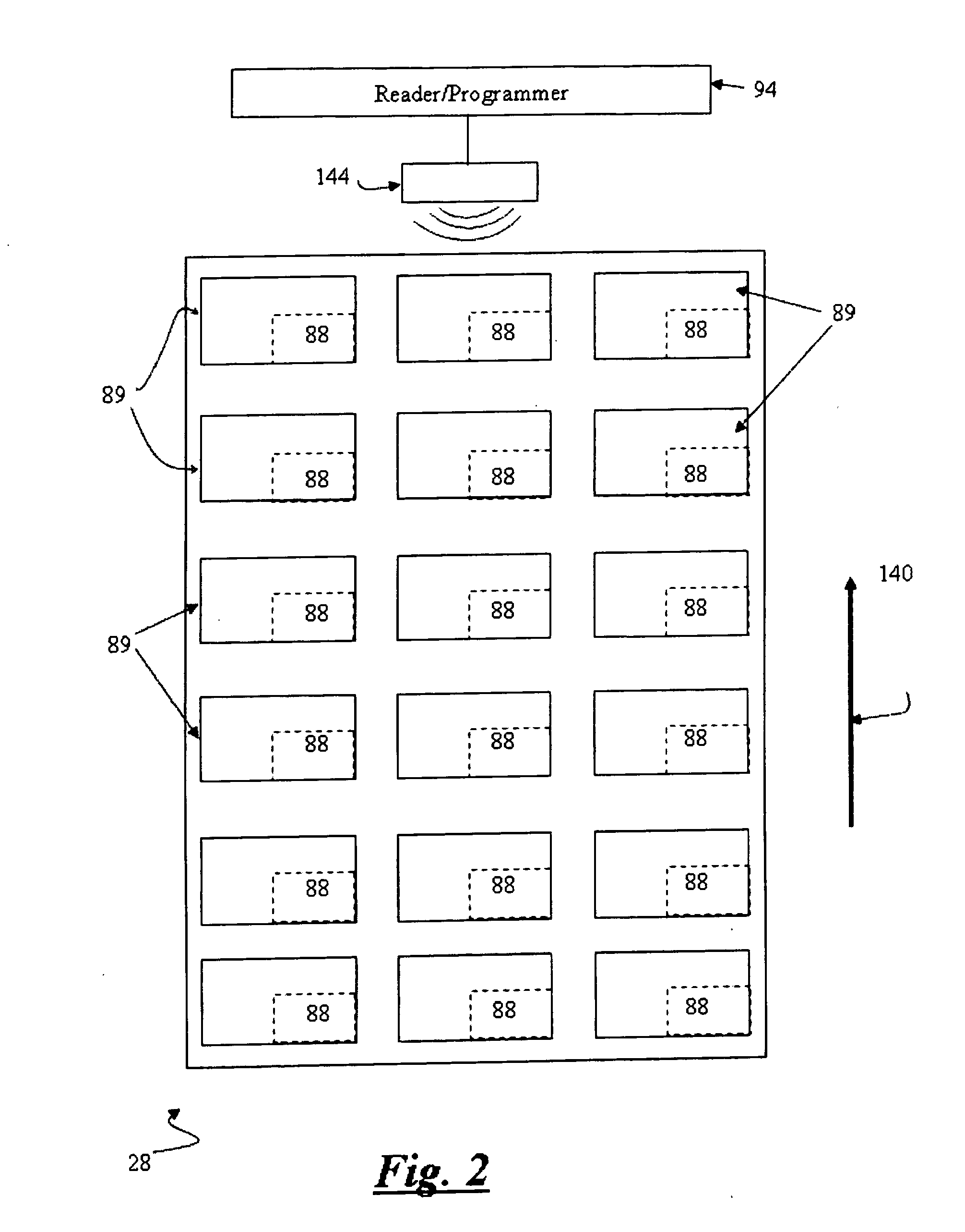 Systems and methods for determining physical location of RFID tags on embedded print media