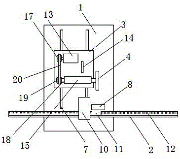 Cutting device for sectional materials