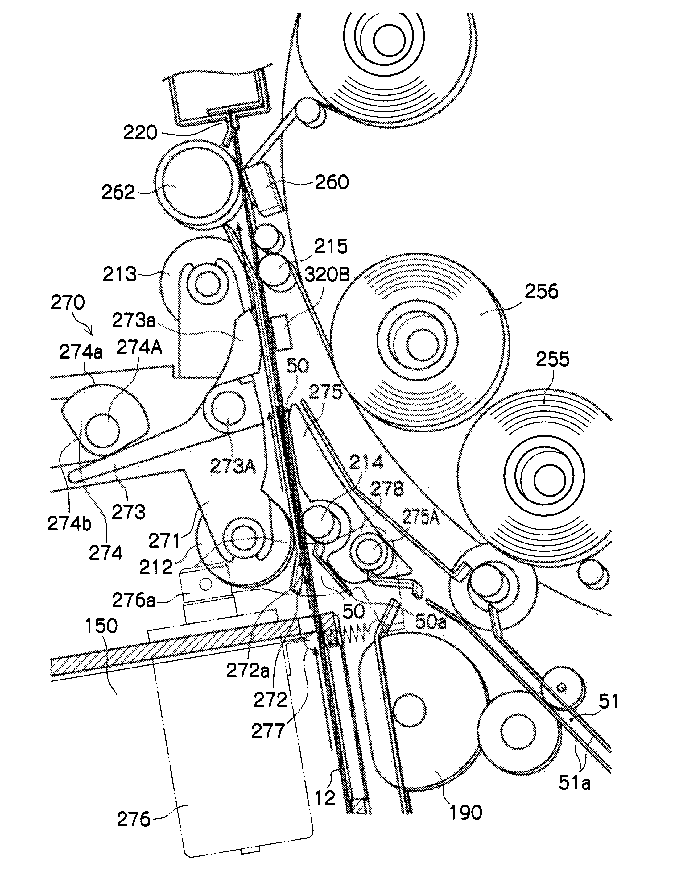 Sheet feeding apparatus and printing apparatus