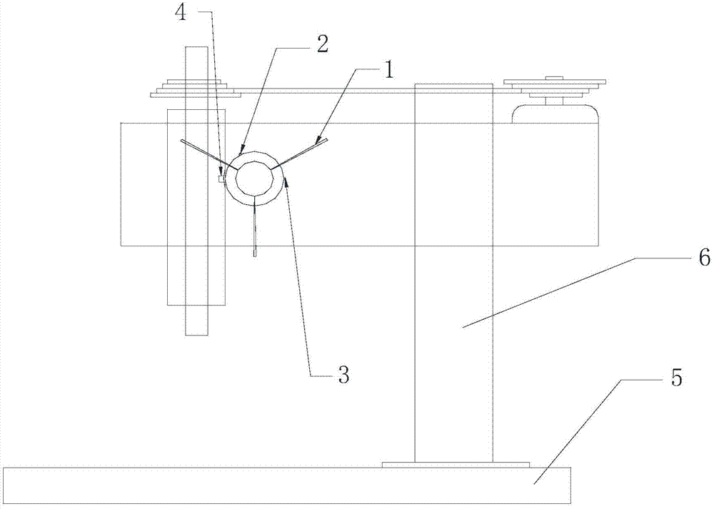 A desktop dual-purpose drilling and tapping machine tool for five-wheel parts of automobiles