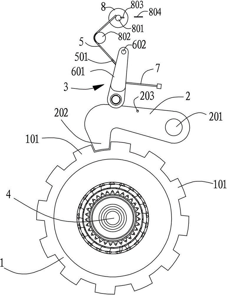 Vehicle parking device, control method for operation of vehicle parking device and vehicle