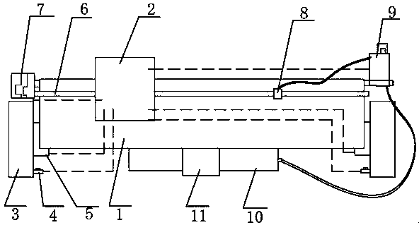 Intelligent jet drawing trolley