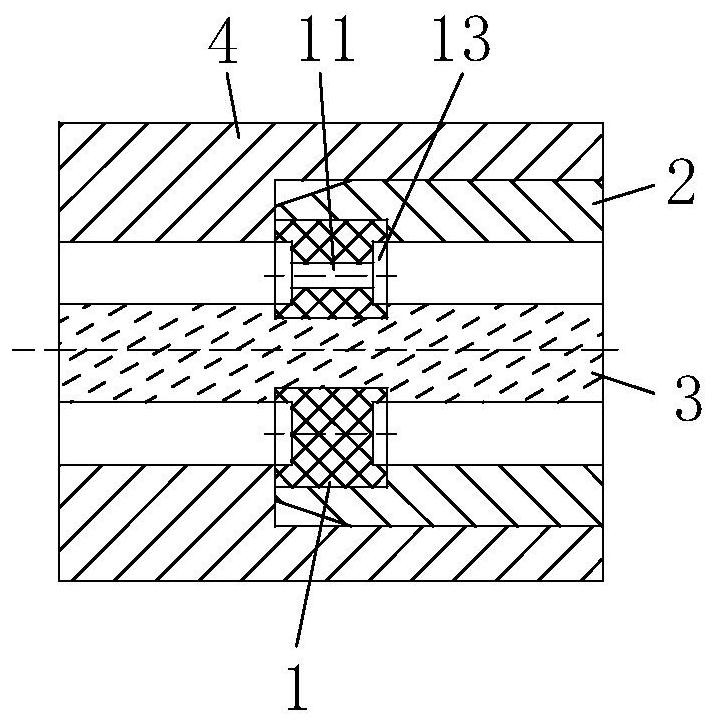 Insulator structure for power transmission and transformation project and installation method