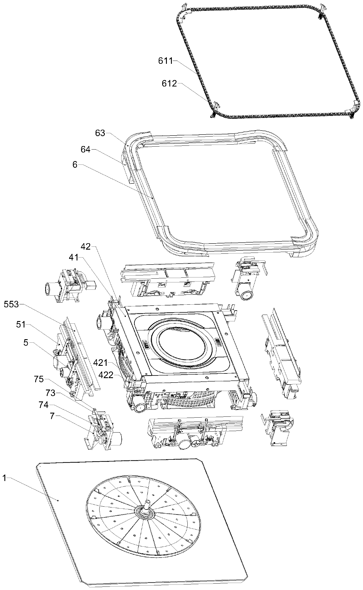 Mahjong machine and mahjong tiles pickup and conveying system