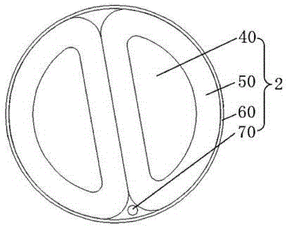 Photoelectric mixed cable with specially-shaped flexible conductor