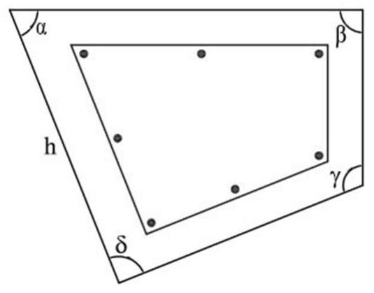 An assembled lattice frame beam