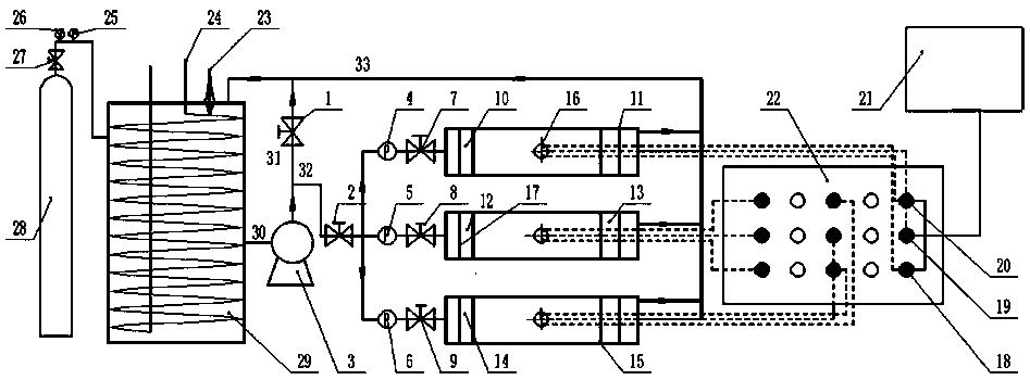 Multichannel erosion-corrosion test system and method