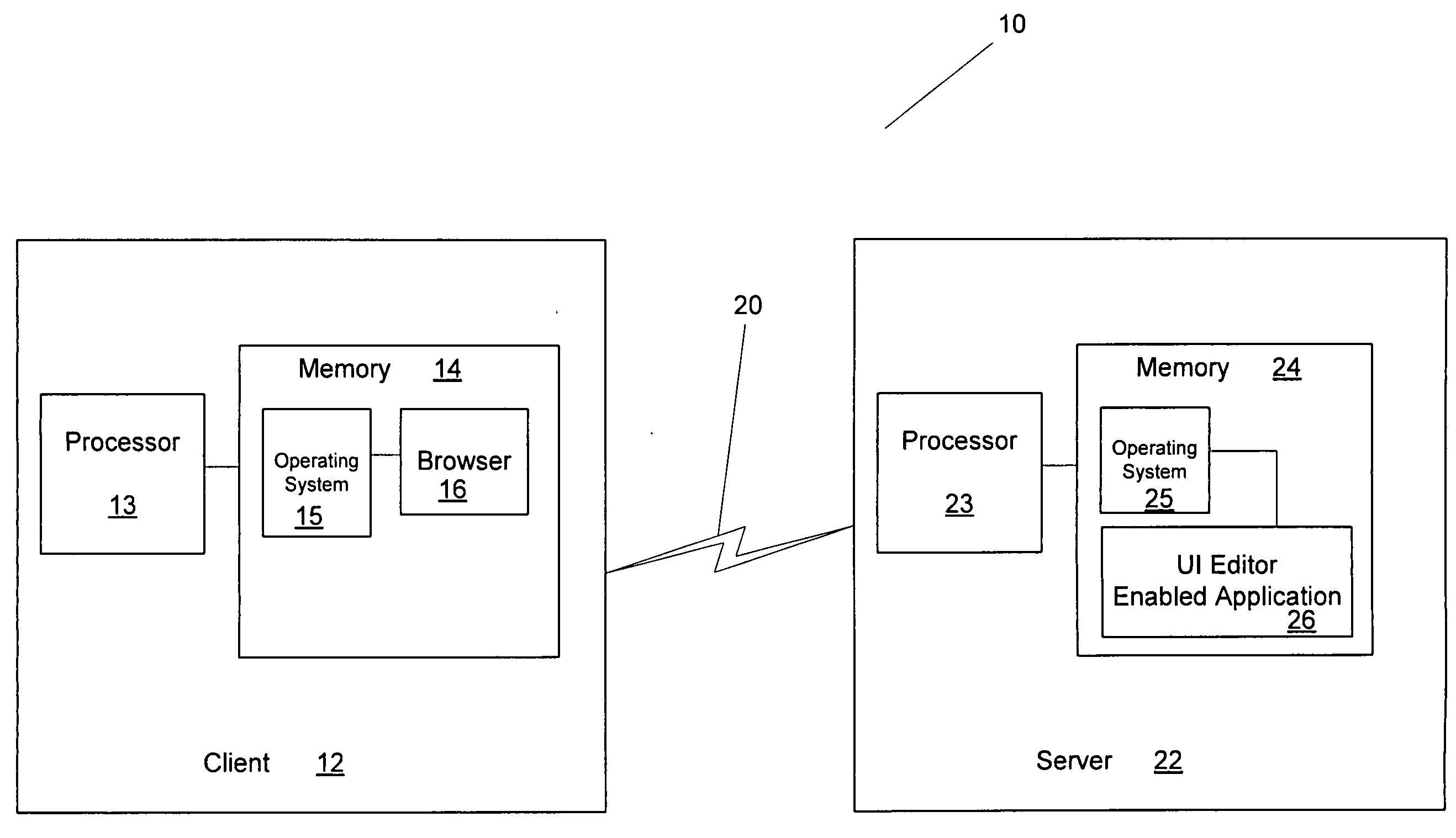 Editing user interface components