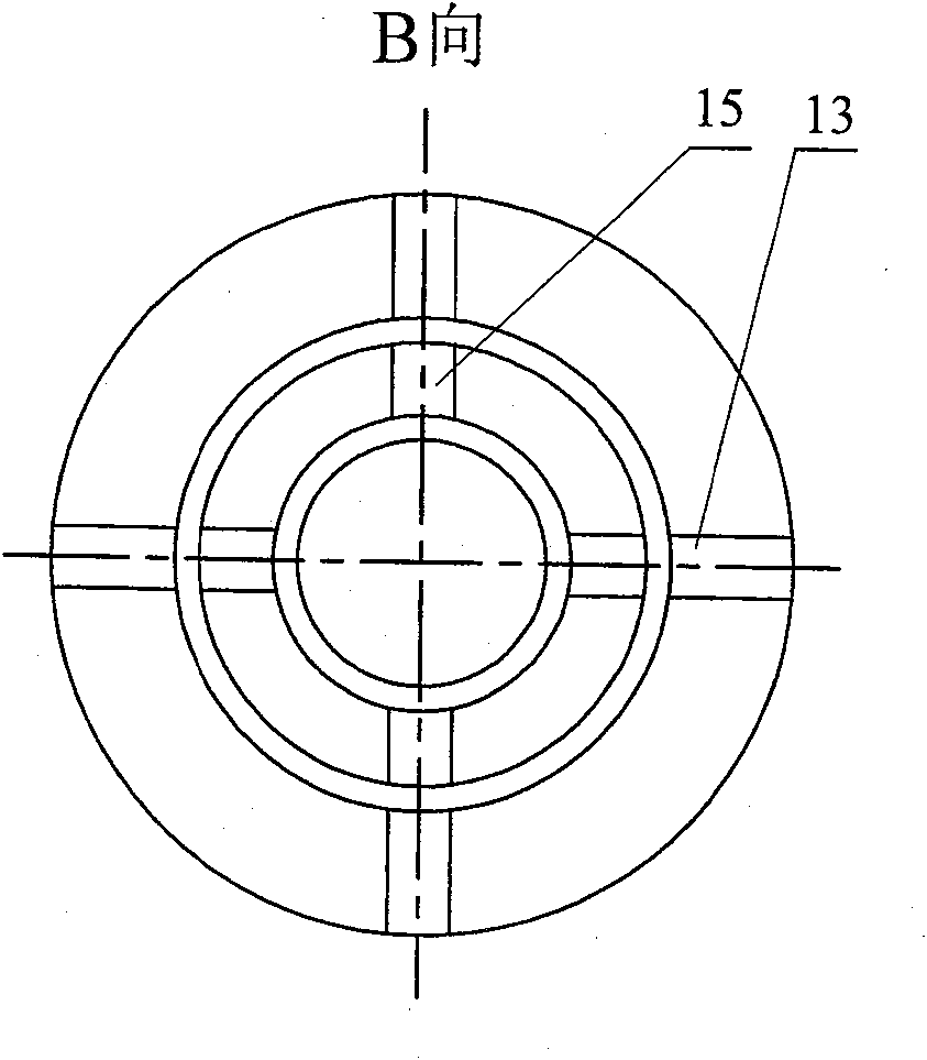 Micro-oil ignition rotational flow breeze combustion device for preventing slag bonding of primary combustion chamber