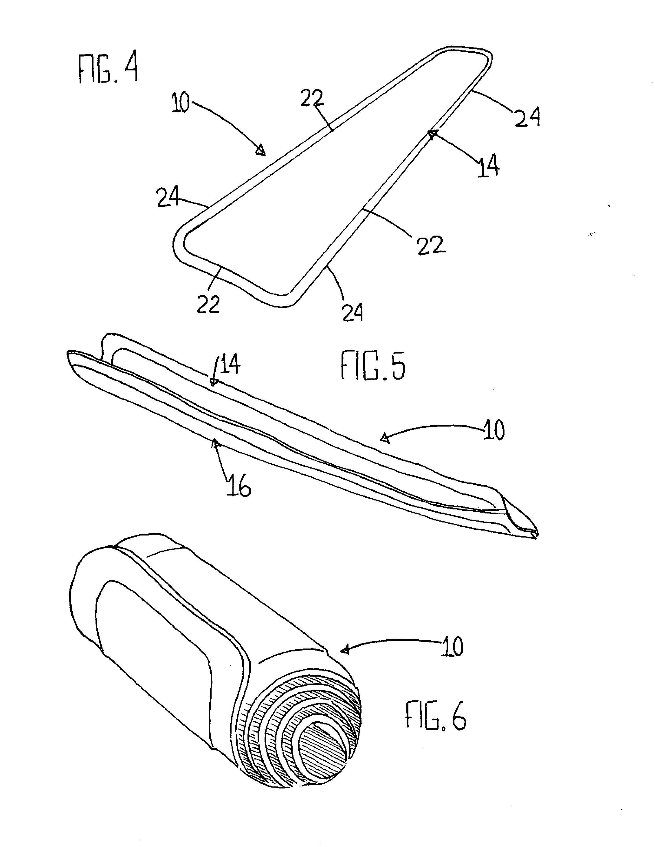 Three part laminated construction