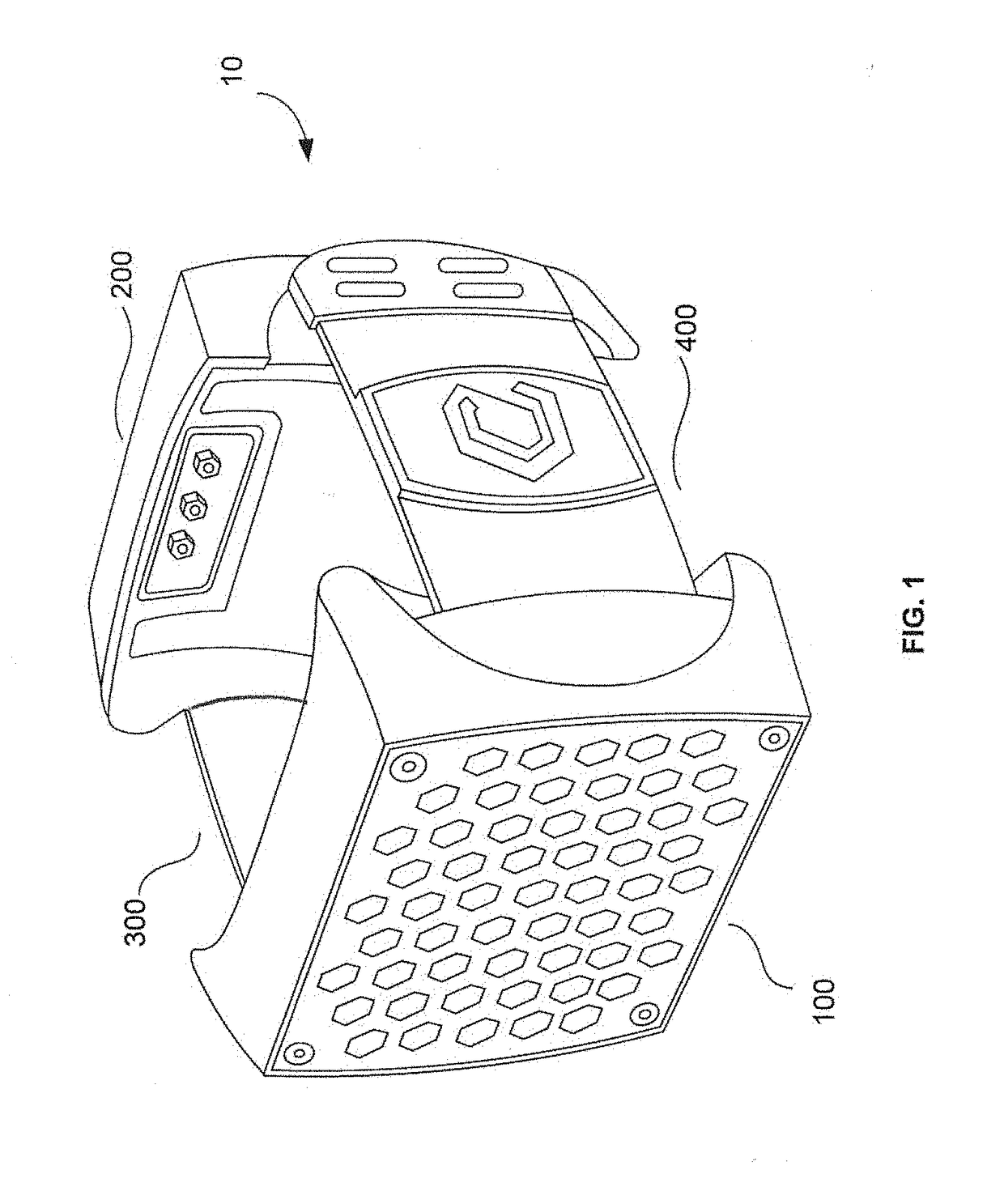 Device for providing body temperature regulation and/or therapeutic light directed to vasculature