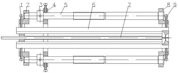 Balance body binding device of limited space launcher