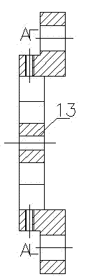 Balance body binding device of limited space launcher