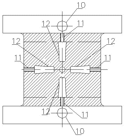 Balance body binding device of limited space launcher