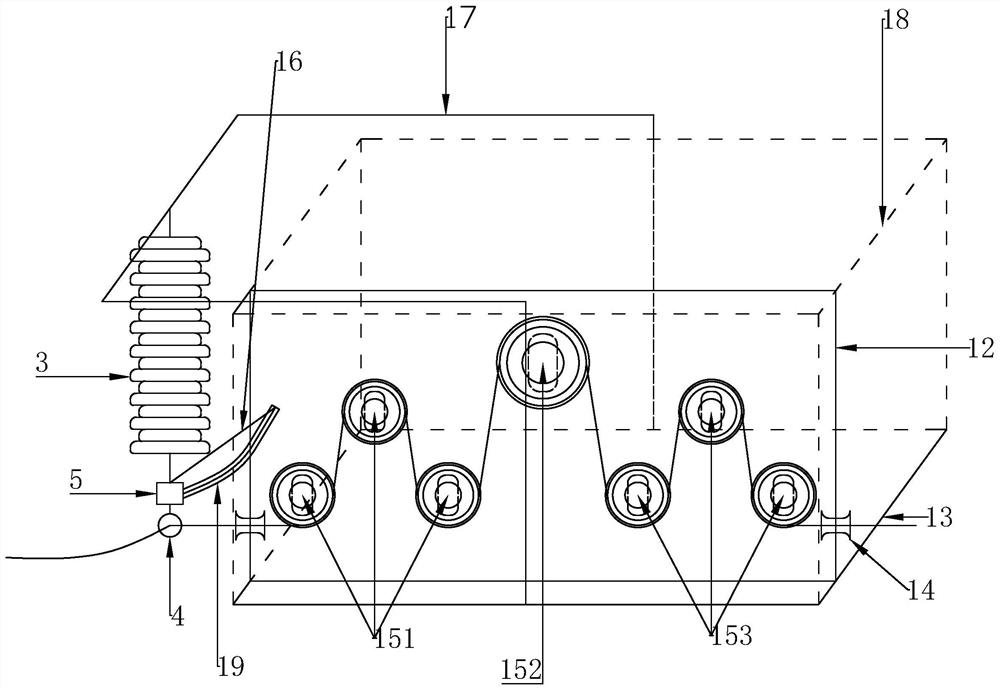 A detection system for icing tension unbalance of power lines