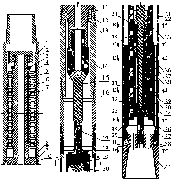 Torsion impactor based on turbine and gear